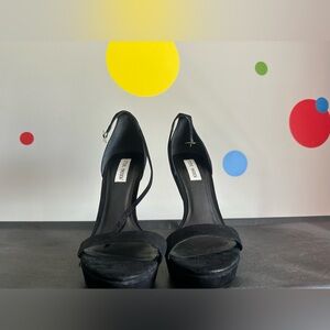 Steve Madden Black Minimalist Heels